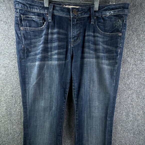 Vigoss Jeans Women Size 13 Fit/skinny Denim Jeans Dark Wash Cotton Stretch - Picture 1 of 16